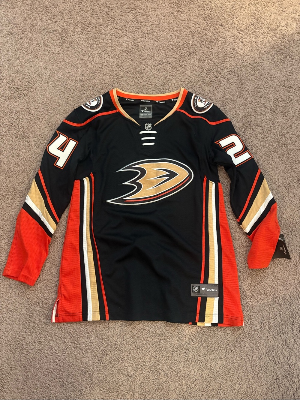 Anaheim Ducks Womens Jersey (Size M)